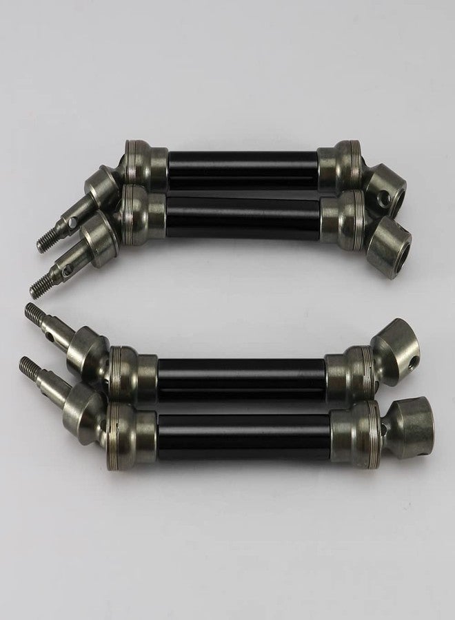 RCAWD 4X Slider Front/Rear Drive Shaft Set for 1/10 Arrma 1/10 Big Rock 4X4 V3 3S Blx Brushless Monster Truck RTR Upgrade Parts(Black) - Image 2